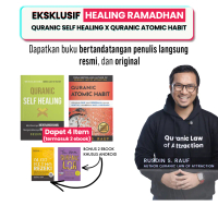 ( PAKET EKSKLUSIF HEALING RAMADHAN ) BUKU QURANIC SELF HEALING DAN QURANIC ATOMIC HABIT
