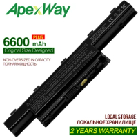 ApexWay 6600mAh New Laptop Battery For Acer V3 571G AS10D41 as10d51 AS10D73 AS10D5E AS10d31 AS10D81 5750 5750G 5742G 5552G 57