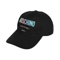 【MOSCHINO】彩色鐳射標誌LOGO棒球帽 黑色(2A9211-8266-0555)