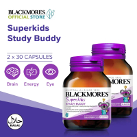 [Bundle of 2] Blackmores Superkids Study Buddy (30s).All-in-one formula with 2xDHA to support brain 