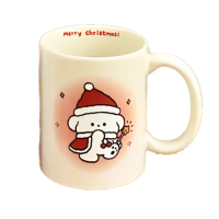 【可愛杯杯】聖誕可愛小狗陶瓷馬克杯(可微波 水杯子 茶杯 咖啡杯 牛奶杯 辦公室 生日禮物 交換禮物)