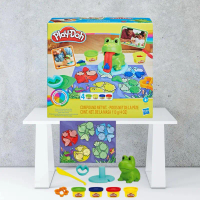 Play doh FROG N COLORS STARTERS SET Ages: 3 YEARS+ คําแนะนําผลิตภัณฑ์ใหม่ของเดือนนี้