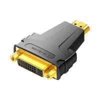 Mindpure 24+5 DVI Female to HDMI-Compatible Male Converter Computer Graphics Card Connector TV Adapter Cable