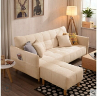 卡貝羅實木沙發床可折疊客廳小戶型雙人多功能簡約現代兩用200 快速出貨