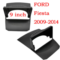 For Ford Fiesta 2009-2014 9 Inch Radio Car Android MP5 Player Casing Frame 2din Head Unit Fascia Stereo Dash Cover Panel