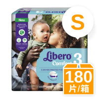 【麗貝樂】Comfort嬰兒紙尿褲/尿布 3號-S (30片x6包) /箱