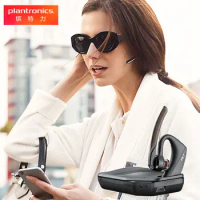 Poly Plantronics Voyager 5200 Bluetooth Wireless Headset Noise Reduction Business Earphone Software-Enabled Windsmart Technology