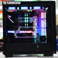 Barrow Acrylic Board Water Channel Solution kit use for NZXT H700 Computer Case / Kit for CPU and GPU Block / Instead Reservoir