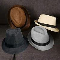 Yingrui Topi Fedora Unisex Laken Hat Jazz Classic Vintage - Elegan dan Fleksibel, Cocok untuk Berbag