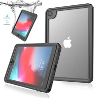 For iPad Mini 2019/Mini 5 4/Air 2019 10.5/iPad Pro 11 2018/iPad Pro 9.7 2016 IP68 Waterproof Shockproof Scratchproof Tablet Case