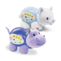 【Vtech】星空投射音樂安撫玩偶(河馬/北極熊 兩款可選)