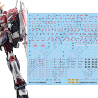 for HG 1/144 RX-9/C Narrative C-Packs 1x Master Water Slide Pre-Cut UV Light-Reactive Decal High Grade Universal Century HGUC