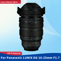 For Panasonic LUMIX DG 10-25mm F1.7 Decal Skin Vinyl Wrap Film Camera Lens Protective Sticker Anti-Scratch Protector Coat