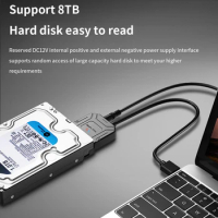 TISHRIC USB 3.0 SATA Cable Sata To USB3.0 Adapter USB 3.0 to Sata III Cord For 2.5 Inch External HDD SSD Hard Drive Up To 6 Gbps