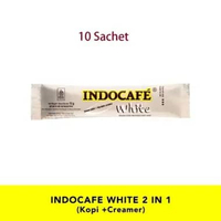Indocafe White Coffee 10pcs x 12gr White No Sugar PAKINGSTANDART