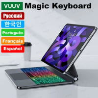 VUUV Backlight Magic Keyboard Case for iPad 10th Bluetooth Wireless Keyboard Case for iPad Pro 11 Air 4 Air 5 for iPad Keyboard