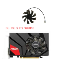 T129215SU VGA Cooler Fan For HP OEM GTX1660 Super For ASUS Pheonix 1060 3 Gb GTX 760 970 MINI Graphics Card Replace FD9015U12S