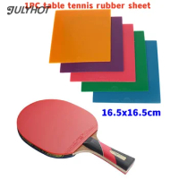 1Pc Colorful Rainbow Table Tennis Rubber Sheet Ping Pong Rubber With 2.0mm High Density Sponge For Training