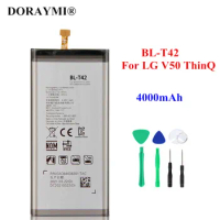 Original BL-T42 Battery For LG V50 ThinQ 5G LM-V500 V500N Replacement Phone Batteries 4000mAh +Tools