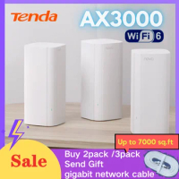 AX3000 WI-FI 6 Mesh wifi Router Tenda EX/MX12 WIFI6 Mesh System Router 2.4G 5Ghz 3000mbps Full Gigabit Mesh Wifi signal repeater