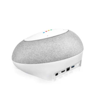 Optional Digital TV DVB Tuner Google Assistant Mecool HomePlus KA1 Android TV Box with Smart Speaker