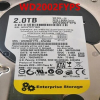 Almost New Original HDD For WD 2TB 3.5" SATA 3 Gb/s 64MB 7200RPM For Internal HDD For Desktop HDD For WD2002FYPS