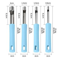 不鏽鋼生果去核器塑膠手柄蘋果核分離器取芯器山楂紅棗蘋果取核器