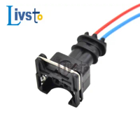 1 Set 2 Pin Waterproof EV1 Auto Wire Harness Connector Fuel Injector Female Plug For Denon 282189-1 DJ7021A-3.5-21