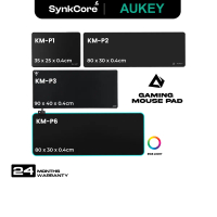 Aukey Gaming Mouse Pad with Smooth Surface, Non-Slip Rubber Base, and Anti-Fraying Stitched Edges RG
