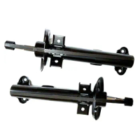Pair Front Left &amp; Right Airmatic Shock Absorber Air Ride Shock Strut for Mercedes W204 C200 C350 C63 AMG 2043200730