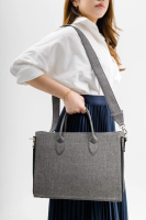 BIG BOSSY in Asphalt - Sling Bag Tas Kerja Wanita Besar