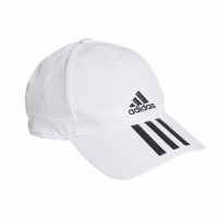 adidas 帽子 3-Stripes Baseball 棒球帽 白 老帽 抗紫外線 愛迪達 男女款 GM4511