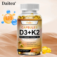 Vitamin D3 dan K2, Bekerja Bersama, 30 / 60 / 120 Kapsul, Menyediakan Vitamin D3 dan MK7