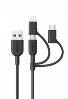 Anker Anker PowerLine II 3-in-1 Cable 3ft/0. 9m(A8436H12) - Authorized Product