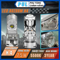 Bi Cầu Mini Aozoom Chân H4 Dành Cho Ô Tô Và Xe Máy - Công Suất 40W~75W - Lắp Zin Không Độ Chế