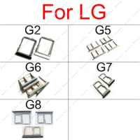 Memory SIM Card Tray Holder For LG G2 G5 G6 G7 G8 Sim Card Reader Slot Socket Adapter Replacement Parts Accessories