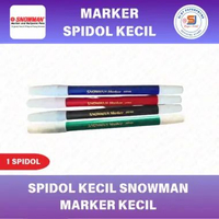 SPIDOL KECIL SNOWMAN MARKER KECIL - 1 SPIDOL Hitam
