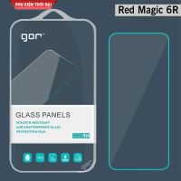 Cường lực Red Magic 6R hiệu Gor trong suốt trơn mượt chất kính đẹp