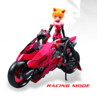 [IN STOCK] PA Model Pretty Armor RACIG MOOE Motorcycle Assembled Mobile Suit Girl Action Figure With Box