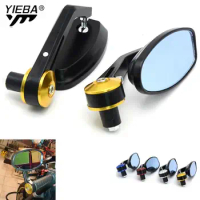 22mm Bar End Rear Mirrors Motorcycle Rearview Mirror Side View Mirrors for ducati HYPERMOTARD 939 SP 950 MULTISTRADA Scrambler