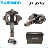 SHIMANO XTR PD-M9100 S1 Competition SPD XC MTB Bicycle pedal -3mm Short Shaft without Buckle 9/16 "with/leaves SM-SH51 with box