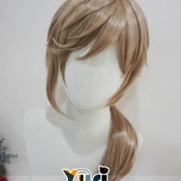 Yuri Vtuber Kanae Cosplay Long Hair Ver. Wig Light Brown ChroNoiR No trimming Sa DE