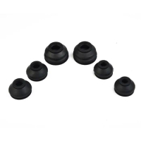 6pcs Car Universal Rubber Ball Joint Rubber Dust Boot Covers Tie Rod End Dust Boot Covers Track Rod End Replacement Kit