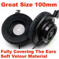 100mm Velour Over Ear Pads Replacement For Grado SR60 SR80 SR125 SR225 SR325 SR325 RS1 RS2e GW100 PS1000 GS1000 More Great Size