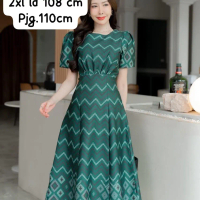 DRESS MODIS MOTIF TENUN BANGKOK