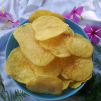 Keripik Kentang Dieng Golden Potato Rasa Salted Egg 125Gr Crispy Snack