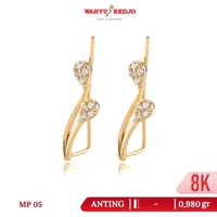 Anting Emas Kadar 8K Wahyu Redjo AN-8K 31334233 Non Pameran