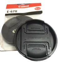 NEW Original 67mm Front Lens Cap Cover E-67II For Canon RF 85mm F2 Macro IS STM, RF 100mm F2.8 L Macro IS USM, EF 35mm f2 IS USM