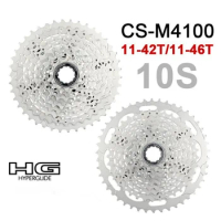 Shimano Deore M4100 10 Speed Bike Cassette CS-M4100 10S 10V MTB Mountain Bicycle Freewheel 11-42T 11-46T