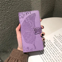 Butterfly Leather Case For OnePlus Nord CE 3 2 Nord3 CE3 CE2 Lite 2T N20 SE N200 N30 Emboss Wallet Pocket Flip Book Case Cover